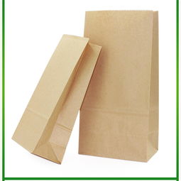 厂家生产PLA材质环保纸袋可降解牛皮纸食品袋